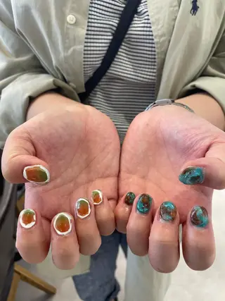 ネイル hair&nail ☯️アイリ☯️のネイルデザイン