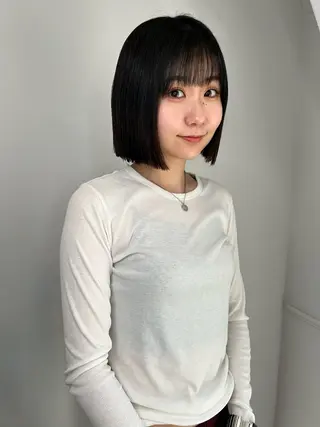 ミディアム land所属・透明感カラー/レイヤ ー🌙Honokaのヘアスタイル