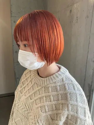 ショート カラー Mood hair salon所属・髪質改善.縮毛矯正 ×韓国ヘアyukiのヘアスタイル