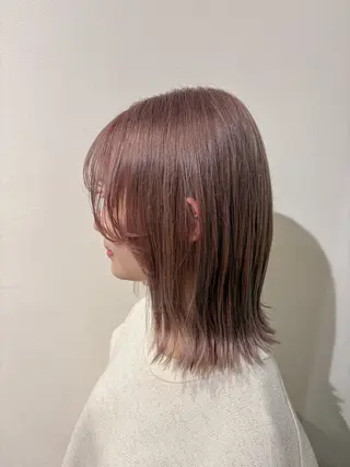 ミディアム カラー 似合わせカット ▫️ｲﾁｶ🌻のヘアスタイル