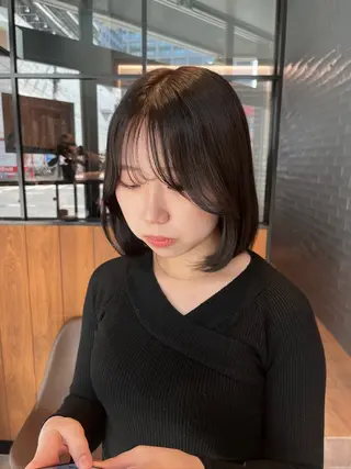 ミディアム カラー yuuri🎀/大宮 /韓国ヘア/レイヤーのヘアスタイル