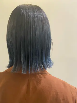 ミディアム カラー 田中 あやなのヘアスタイル