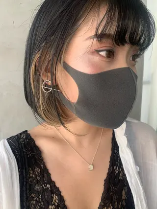カラー AO所属・RISAKO 艶髪モテヘア🎀府中のヘアスタイル