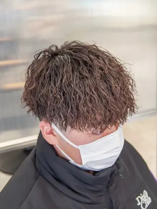 パーマ メンズ シャドウパーマ/ ルーズパーマ/メンズのヘアスタイル