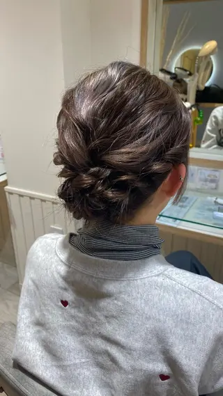 ミディアム ヘアアレンジ メンズカット募集中 🌷🫧森山彩音のヘアスタイル