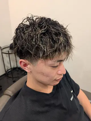 パーマ メンズ 田端みおと🐱 SoZoBridgeのヘアスタイル