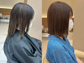 ショート カラー 山田勇真 ボブ/縮毛矯正/金山のヘアスタイル