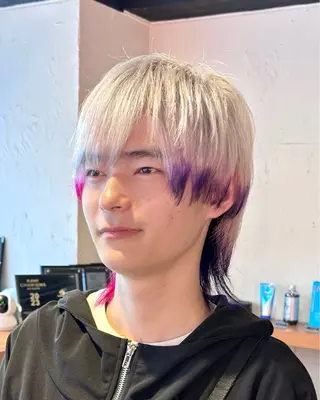 メンズ 髪質改善/ブリーチ /長山遼太郎のヘアスタイル