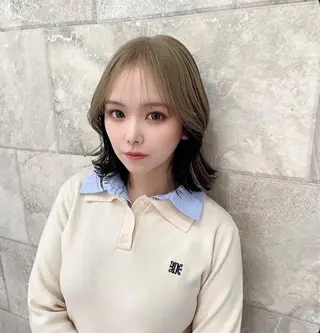 ミディアム カラー GILET by mad grammar所属・ニ平 剣士郎のヘアスタイル