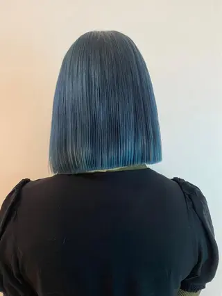 ミディアム カラー laff 新宿所属・ボブ/ケアパーマ/ レイヤー/縮毛矯正のヘアスタイル