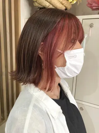 ショート カラー ハイトーン/韓国風 🤍Nacchi🐈のマツエク・マツパデザイン