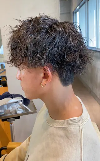 ショート パーマ メンズ ✂︎メンズ特化✂︎ 竹内貴則のヘアスタイル
