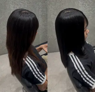 セミロング 髪質改善ヘアケア 艶髪特化/上田のヘアスタイル