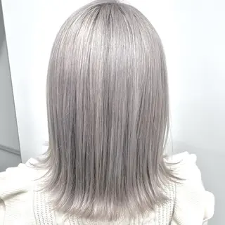 セミロング カラー MiL所属・✨ハイトーン✨ 濱田知孝のヘアスタイル