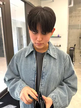 ショート メンズ umu.［韓国ヘア /ダウンパーマ］のヘアスタイル