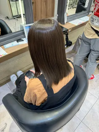 ミディアム カラー 赤み消しカラー🌱 YUZUKI🫧のヘアスタイル