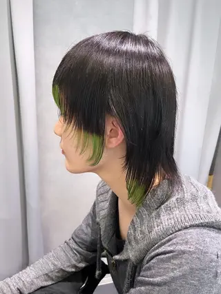 セミロング カラー メンズ Maison Land所属・KANA MIYOSHIのヘアスタイル