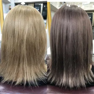 ミディアム カラー レイヤー×髪質改善✨ 渋谷/佐藤侑哉のヘアスタイル