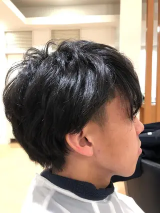 ショート パーマ メンズ mod'shair船橋所属・ムロオカ ヨシキのヘアスタイル