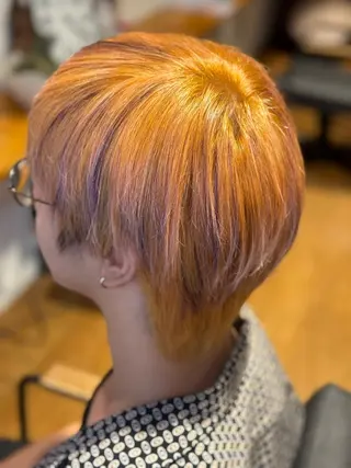 カラー メンズ ハイトーン/デザイン カラー/新潟/りなのヘアスタイル