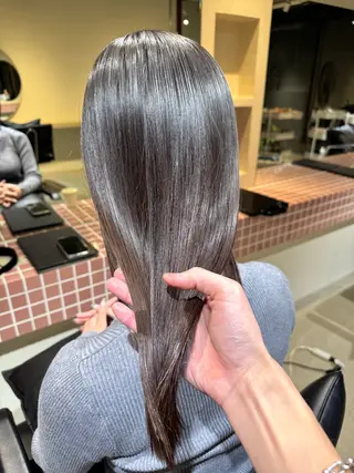 ロング 髪質改善スペシャリス ト長尾勇弥/梅田中津のヘアスタイル