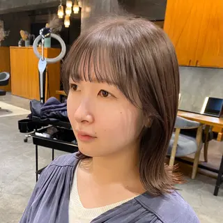 カラー Ms.CHARM所属・透明感カラー🌿 グレージュ🐺陽介のヘアスタイル