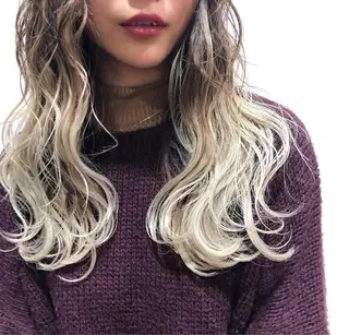 セミロング カラー メンズカット特化柏駅 徒歩3分LOUのヘアスタイル