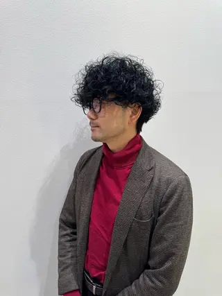 パーマ パーマモデル募集 /梅田/宿谷真那斗のヘアスタイル