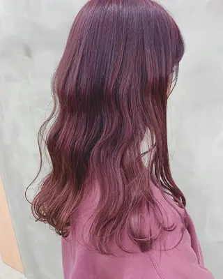 セミロング カラー ブームボックス所属・🐝ハイトーンカラー hachi🐝のヘアスタイル