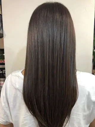 ロング 【韓国ヘア×透明感 カラー】笹谷 莉未のヘアスタイル