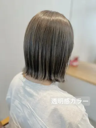 ミディアム カラー 🌷ナチュラル/ 似合わせ🌷長岡のヘアスタイル