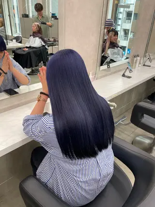 ロング カラー ヘアアレンジ 💗横浜美容室 💗HARUNAのヘアスタイル