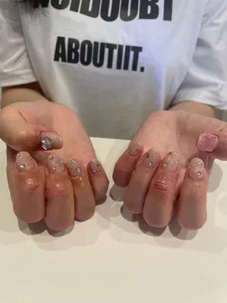 ネイル 束感まつ毛/ネイル/ LED♥KIRARAのマツエク・マツパデザイン