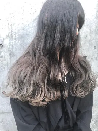 ロング カラー tuki yokohama所属・店長 小池アキトのヘアスタイル
