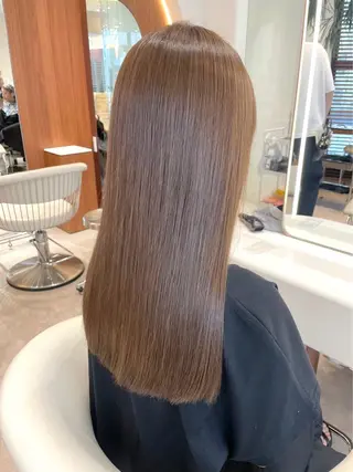 ロング カラー レイヤー/ハッシュ 渋谷/サッタのヘアスタイル