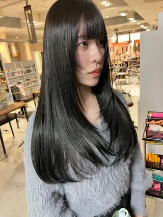 セミロング カラー L studio心斎橋店【エルスタジオ】所属・派手髪特化 🪐REN🪐のヘアスタイル