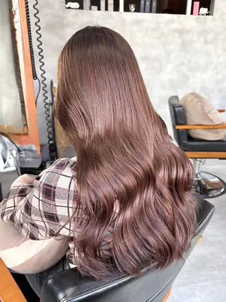 ロング カラー すぎもと さき⚡️ 朝ラク･*パーマのヘアスタイル