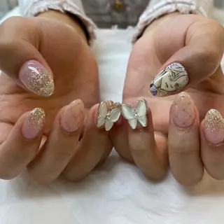 ミディアム 池袋痛ネイル Nok. 渡辺のネイルデザイン