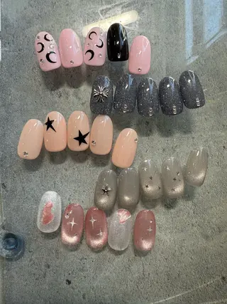 ネイル クレセントアイ Yui✧*｡のネイルデザイン