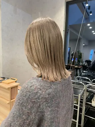 ミディアム カラー 透明カラー/レイヤー misaki °＊のヘアスタイル