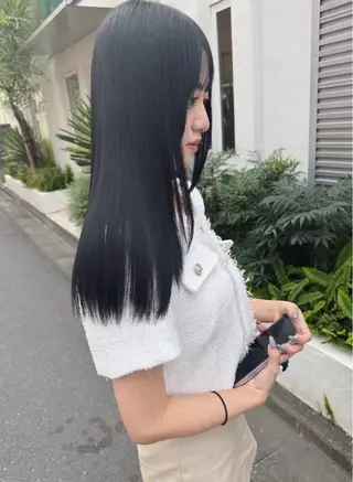 ロング HOODS hair salon所属・透明感カラー🌿ボブ ✨飛田　ケイのヘアスタイル