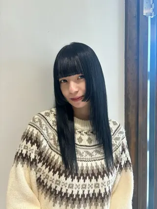 ロング カラー レイヤーカット/艶髪 /パーマaikoのヘアスタイル