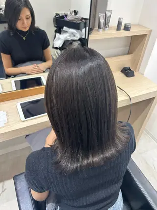 ミディアム カラー 🤍透明感/韓国風 🤍サクラギヒトミのヘアスタイル