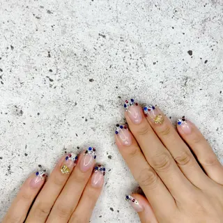 セミロング カラー パーマ ヘアアレンジ メンズ キッズ ネイル マツエク・マツパ Salon Ｋのネイルデザイン