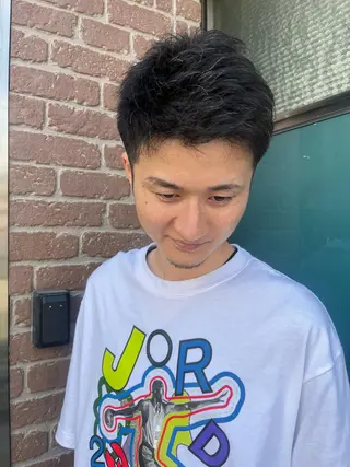 ショート カラー パーマ ヘアアレンジ メンズ キッズ ネイル マツエク・マツパ アイブロウ times salon名駅所属・久木原 ゆりのヘアスタイル