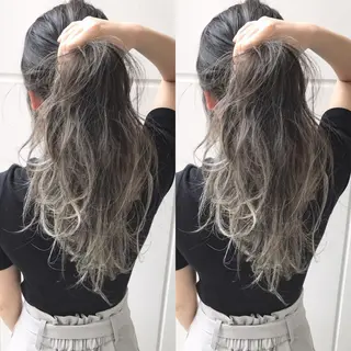 ロング カラー ヘアアレンジ BANK'S hair所属・💐ケラチン 髪質改善寺坂雄飛💐のヘアスタイル