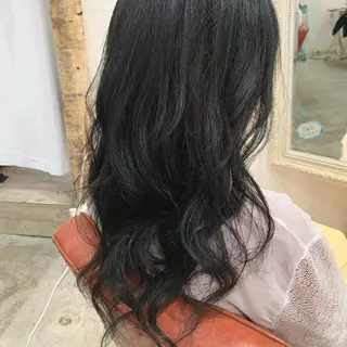 ロング カラー fio マナミのヘアスタイル