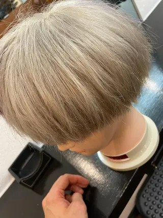 ショート カラー メンズ 🌸髪質改善🌸 Shuhei🗝♠のヘアスタイル