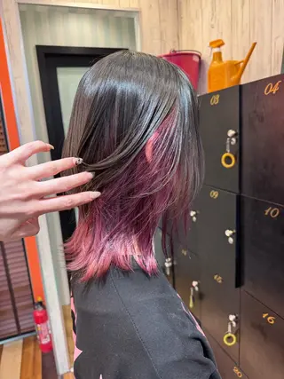 カラー 🧸 EARTH 佃 萌海 ☁️のヘアスタイル