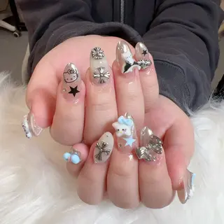 ネイル 🎀nana🫧 ワンホンネイル🎀のネイルデザイン